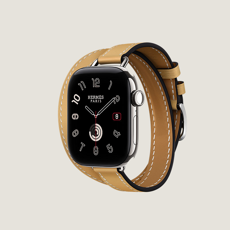 Series 12 ケース & Apple Watch Hermès ドゥブルトゥール 《アトラージュ》 42&nbsp;mm, イメージ: 横から見たイメージ, ビュー3の3