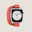 Series 8 case & Band Apple Watch Hermès Double Tour 41&nbsp;mm Attelage, View: front, front, view 1 of 5