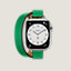 Series 8 case & Band Apple Watch Hermès Double Tour 41&nbsp;mm Attelage, View: front, front, view 1 of 5