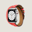 Series 8 case & Band Apple Watch Hermès Double Tour 41&nbsp;mm Attelage, View: side, side, view 2 of 5