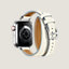 Series 8 case & Band Apple Watch Hermès Double Tour 41&nbsp;mm Attelage, View: Back, back, view 3 of 5