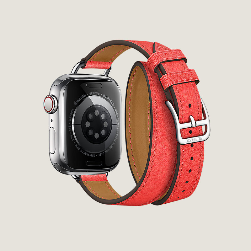 Series 8 case & Band Apple Watch Hermès Double Tour 41&nbsp;mm Attelage