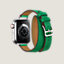 Series 8 case & Band Apple Watch Hermès Double Tour 41&nbsp;mm Attelage, View: Back, back, view 3 of 5