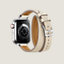 Series 8 case & Band Apple Watch Hermès Double Tour 41&nbsp;mm Attelage, View: Back, back, view 3 of 5