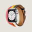 Series 8 case & Band Apple Watch Hermès Double Tour 41&nbsp;mm Casaque, View: side, side, view 2 of 5