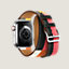 Series 8 case & Band Apple Watch Hermès Double Tour 41&nbsp;mm Casaque, View: Back, back, view 3 of 5