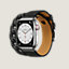 Series 8 case & Band Apple Watch Hermès Double Tour 41&nbsp;mm Gourmette, View: side, side, view 2 of 5