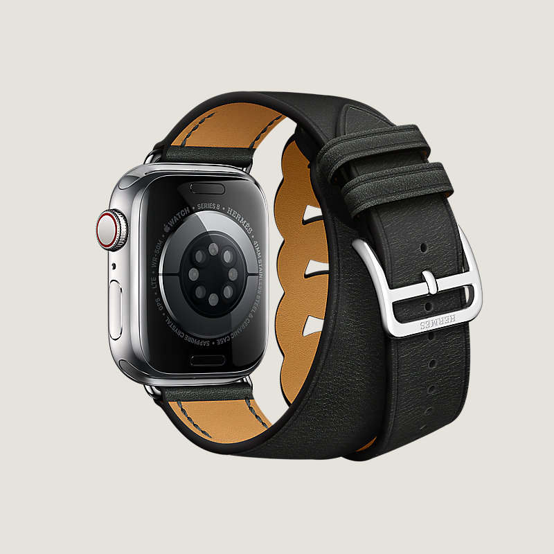 Series 8 case & Band Apple Watch Hermès Double Tour 41&nbsp;mm Gourmette