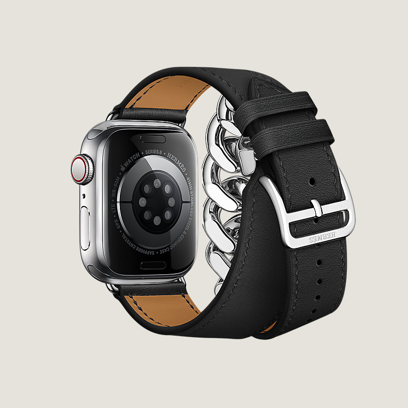 Series 8 case & Band Apple Watch Hermès Double Tour 41&nbsp;mm Gourmette Metal