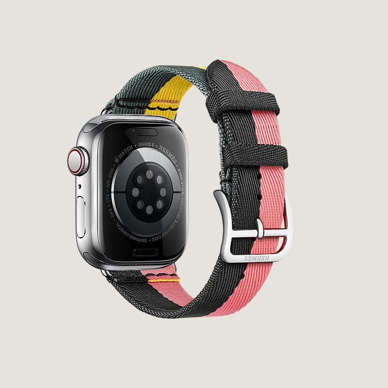 Series 8 case & Band Apple Watch Hermès Single Tour 41&nbsp;mm Casaque