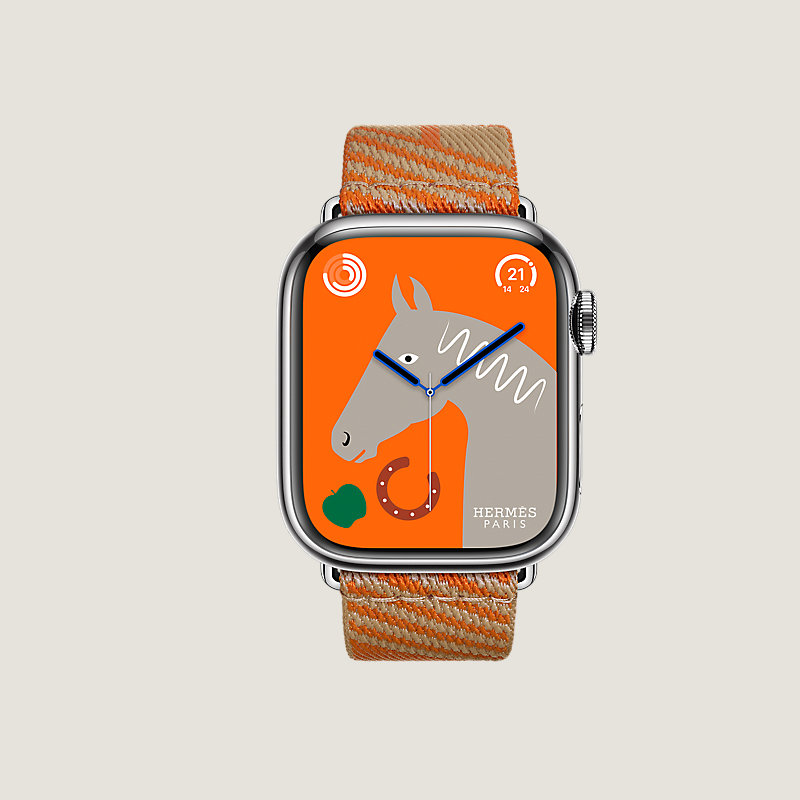 Series 8 case & Band Apple Watch Hermes Single Tour 41&nbsp;mm&nbsp;Jumping