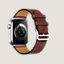Series 8 case & Band Apple Watch Hermes Single Tour 45&nbsp;mm, View: Back, back, view 3 of 5