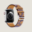 Series 8 case & Band Apple Watch Hermes Single Tour 45&nbsp;mm, View: Back, back, view 3 of 5