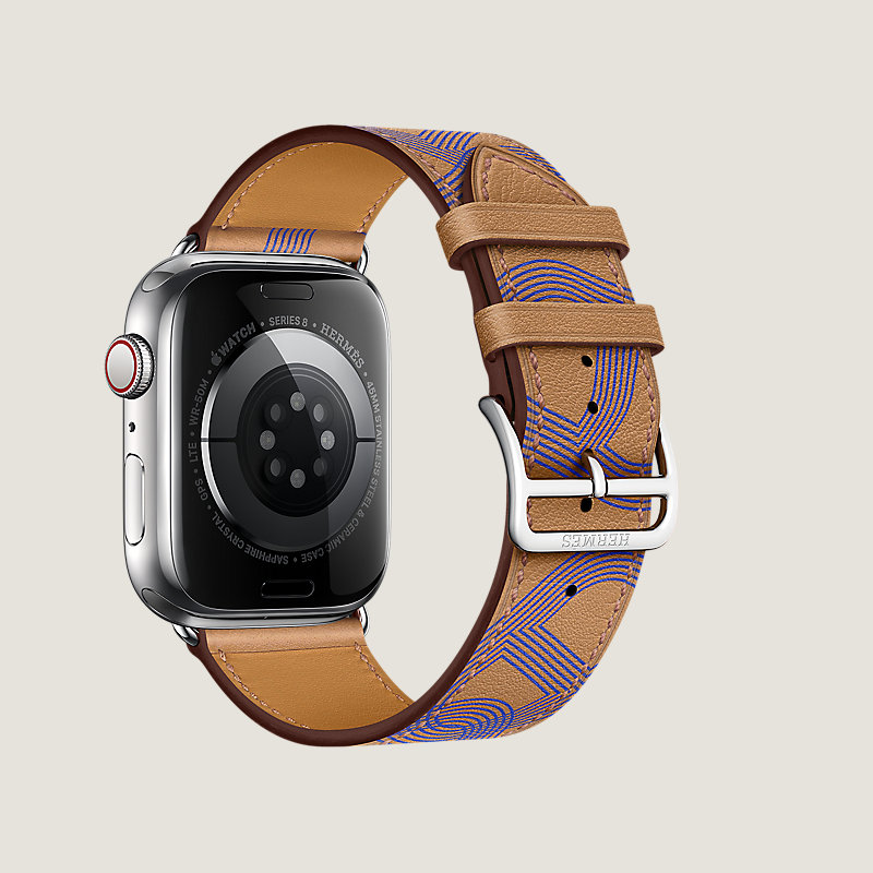 Series 8 case & Band Apple Watch Hermes Single Tour 45&nbsp;mm