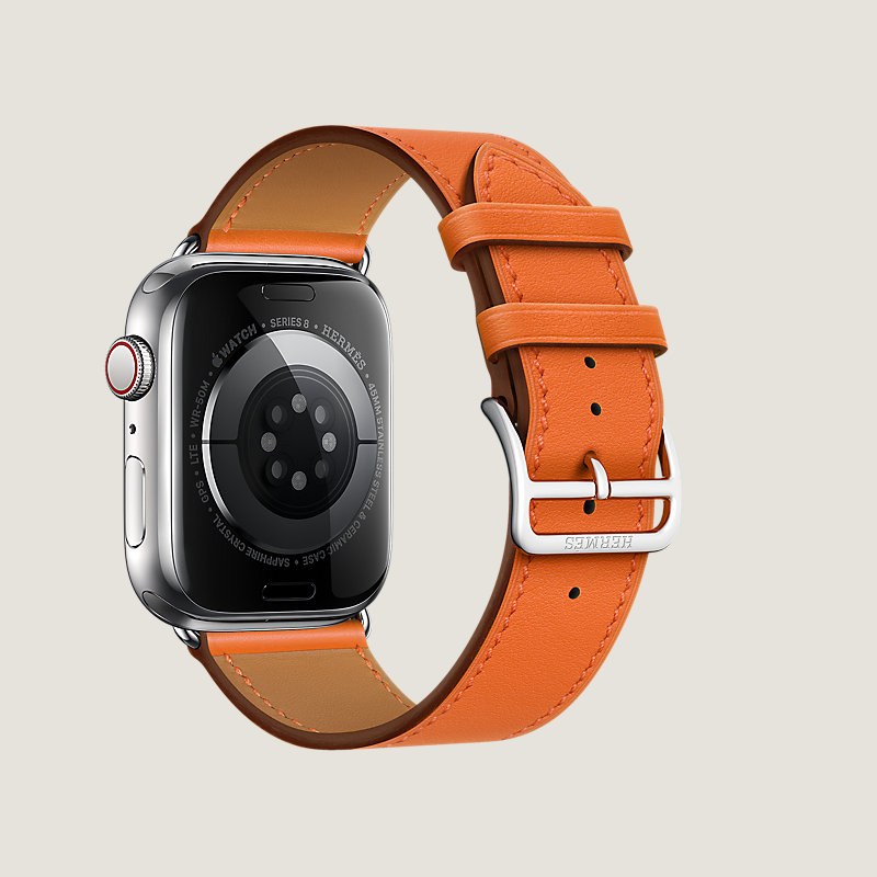 Series 8 case & Band Apple Watch Hermes Single Tour 45&nbsp;mm