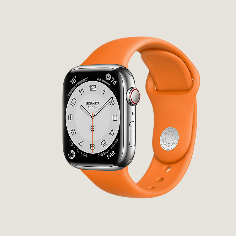 Series 8 case & Band Apple Watch Hermès Single Tour 45&nbsp;mm Casaque