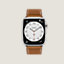 Series 8 case & Band Apple Watch Hermes Single Tour 45&nbsp;mm Deployment Buckle, View: front, front, view 1 of 4