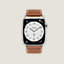 Series 8 case & Band Apple Watch Hermes Single Tour 45&nbsp;mm&nbsp;Attelage, View: front, front, view 1 of 3