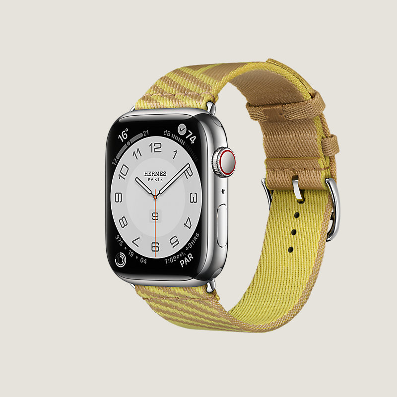 patrice Koncession restaurant Series 8 case & Band Apple Watch Hermes Single Tour 45 mm Jumping | Hermès  USA