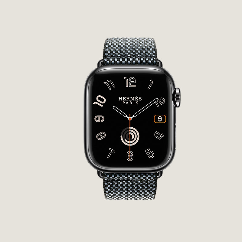 Series 9 ケース スペースブラック & Apple Watch Hermès シンプル 