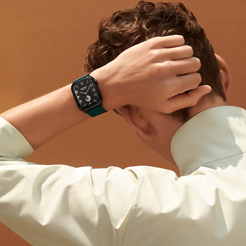 Series 9 ケース スペースブラック u0026 Apple Watch Hermès シンプルトゥール 45 mm | Hermès - エルメス -公式サイト