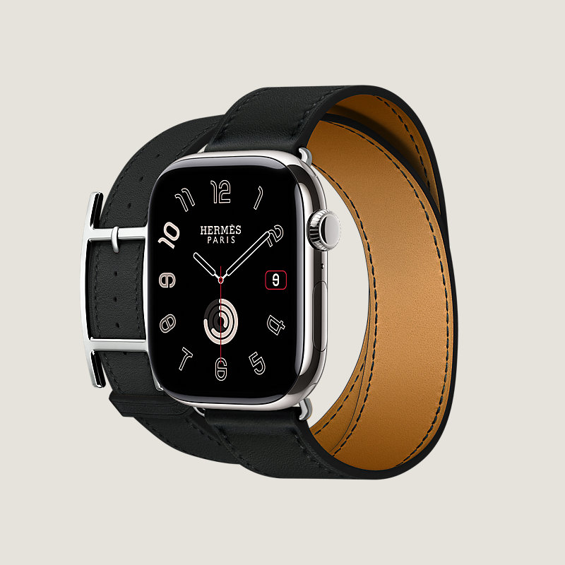 Series&nbsp;11 case & Band Apple Watch Hermès Double Tour 46&nbsp;mm Hapi