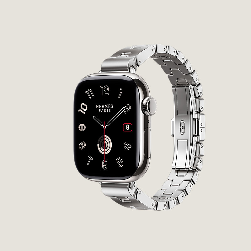 Series&nbsp;11 case & Band Apple Watch Hermès Single Tour 42&nbsp;mm Grand H Fin