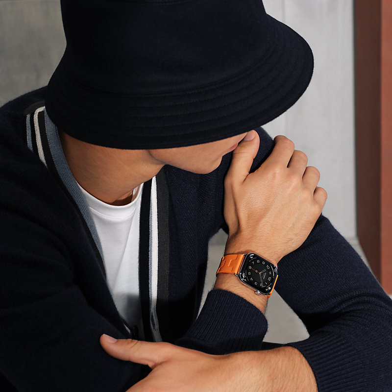 Series 11 case & Band Apple Watch Hermès Single Tour 46 mm