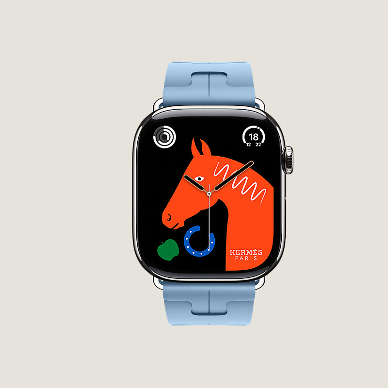 Series&nbsp;11 case & Band Apple Watch Hermès Single Tour 46&nbsp;mm Deployment Buckle Kilim