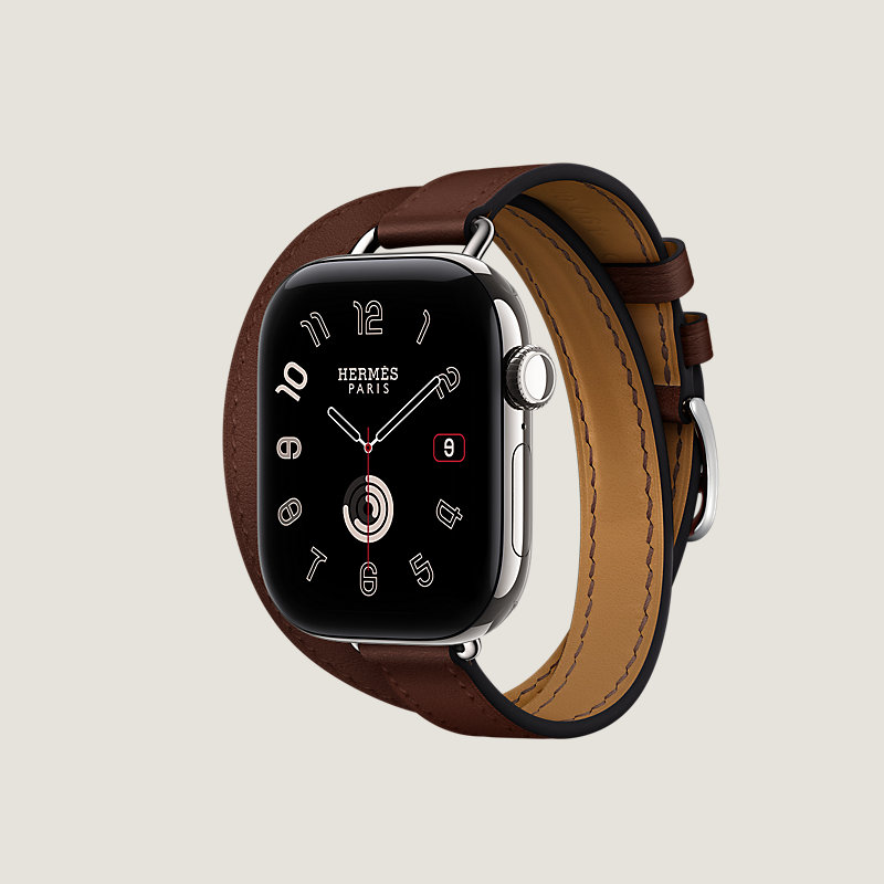 Series&nbsp;12 case & Band Apple Watch Hermès Double Tour 42&nbsp;mm Attelage, View: side, view 3 of 3