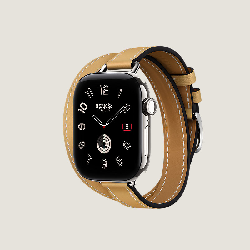Series&nbsp;12 case & Band Apple Watch Hermès Double Tour 42&nbsp;mm Attelage, View: side, view 3 of 3