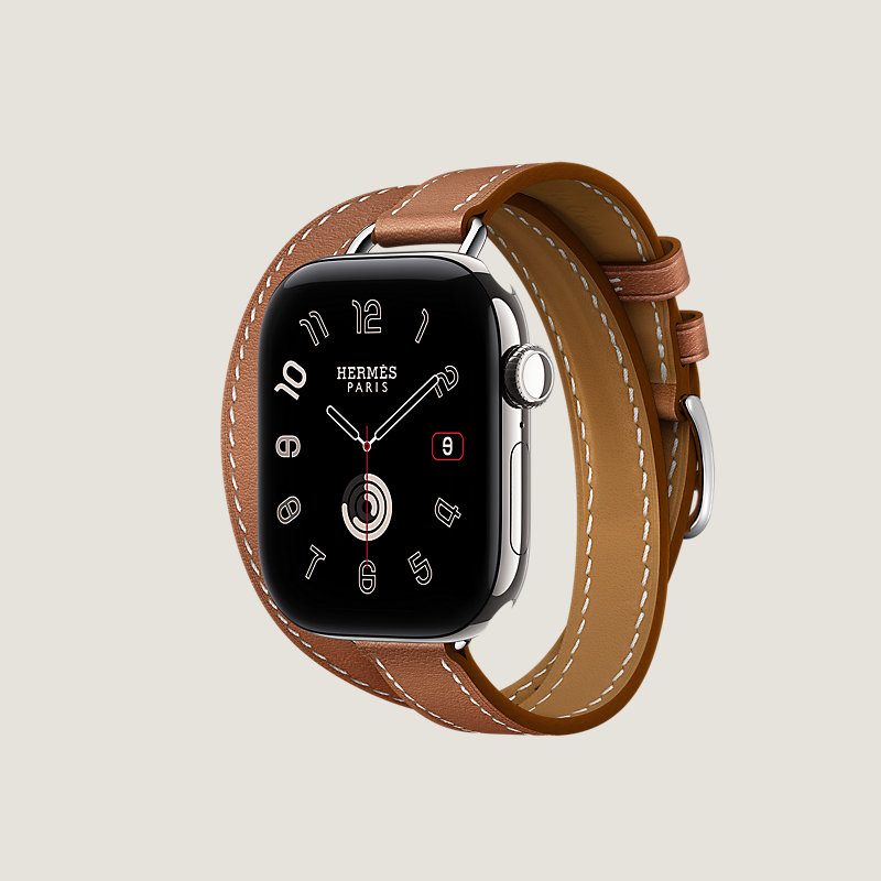 Series&nbsp;12 case & Band Apple Watch Hermès Double Tour 42&nbsp;mm Attelage, View: side, view 3 of 3