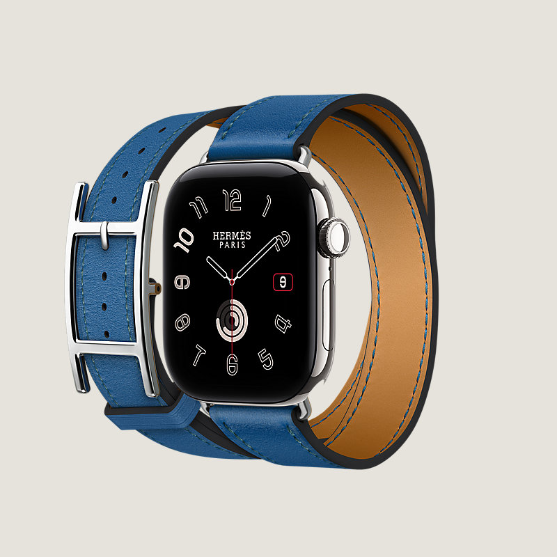 Series&nbsp;12 case & Band Apple Watch Hermès Double Tour 42&nbsp;mm Hapi, View: side, view 3 of 3