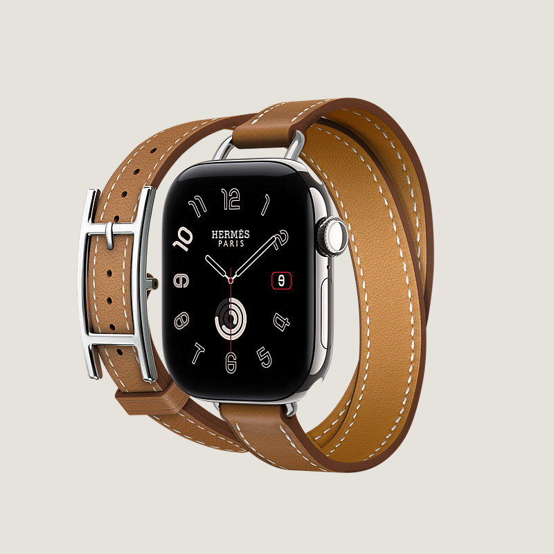 Series&nbsp;12 case & Band Apple Watch Hermès Double Tour 42&nbsp;mm Hapi Attelage, View: side, view 3 of 3