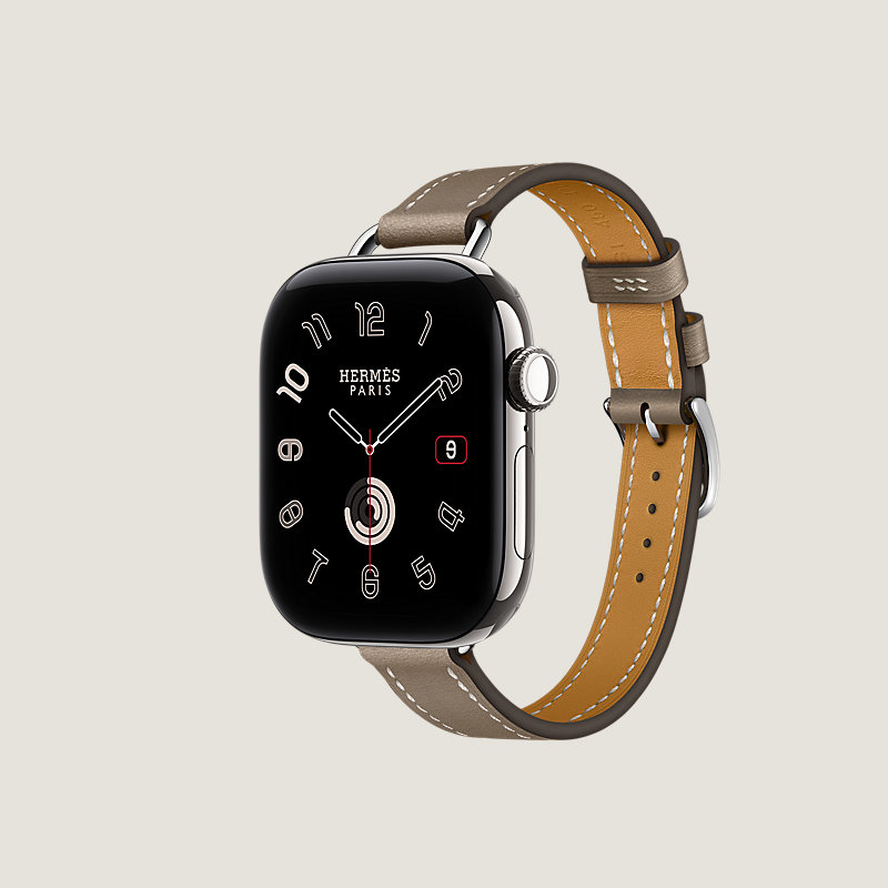 Series&nbsp;12 case & Band Apple Watch Hermès Single Tour 42&nbsp;mm Attelage, View: side, view 3 of 3