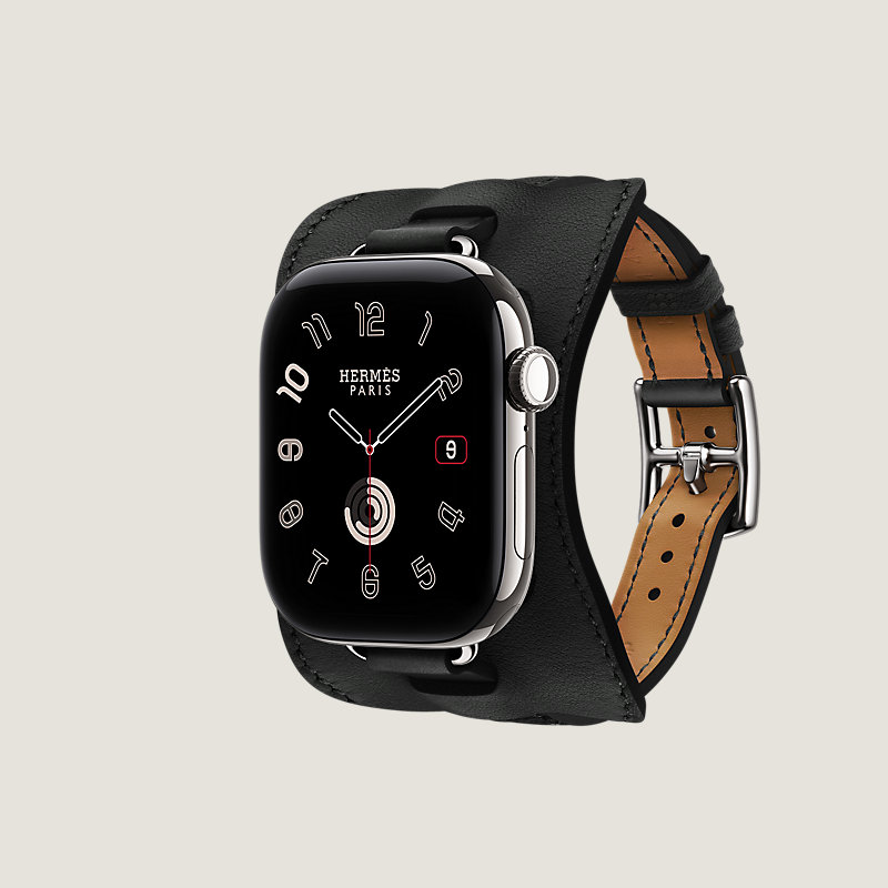 Series&nbsp;12 case & Band Apple Watch Hermès Single Tour 42&nbsp;mm Attelage En Selle, View: side, view 3 of 3