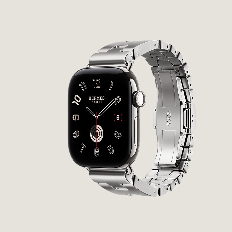 Series&nbsp;12 case & Band Apple Watch Hermès Single Tour 42&nbsp;mm Grand H, View: side, view 3 of 3