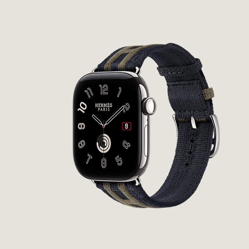 Series&nbsp;12 case & Band Apple Watch Hermès Single Tour 42&nbsp;mm Rocabar Club, View: side, view 3 of 3