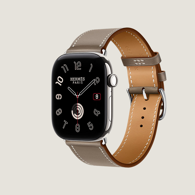Series&nbsp;12 case & Band Apple Watch Hermès Single Tour 46&nbsp;mm, View: side, view 3 of 3
