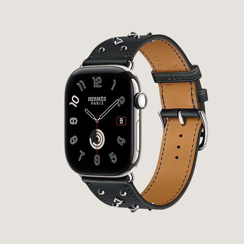 Series&nbsp;12 case & Band Apple Watch Hermès Single Tour 46&nbsp;mm Clou Medor Rock, View: side, view 3 of 3