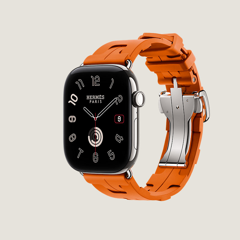 Series&nbsp;12 case & Band Apple Watch Hermès Single Tour 46&nbsp;mm Deployment Buckle Kilim, View: side, view 3 of 3