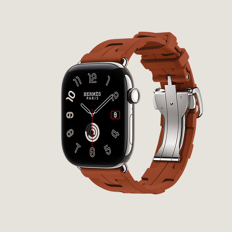 Series&nbsp;12 case & Band Apple Watch Hermès Single Tour 46&nbsp;mm Deployment Buckle Kilim, View: side, view 3 of 3