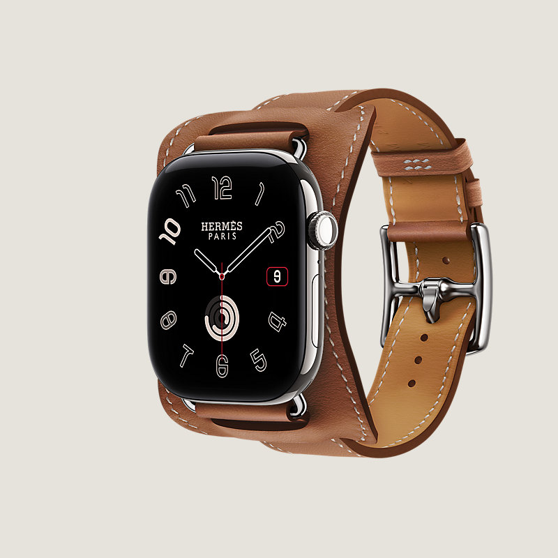 Series&nbsp;12 case & Band Apple Watch Hermès Single Tour 46&nbsp;mm En Selle, View: side, view 3 of 3