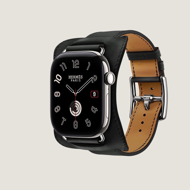 Series&nbsp;12 case & Band Apple Watch Hermès Single Tour 46&nbsp;mm En Selle, View: side, view 3 of 3