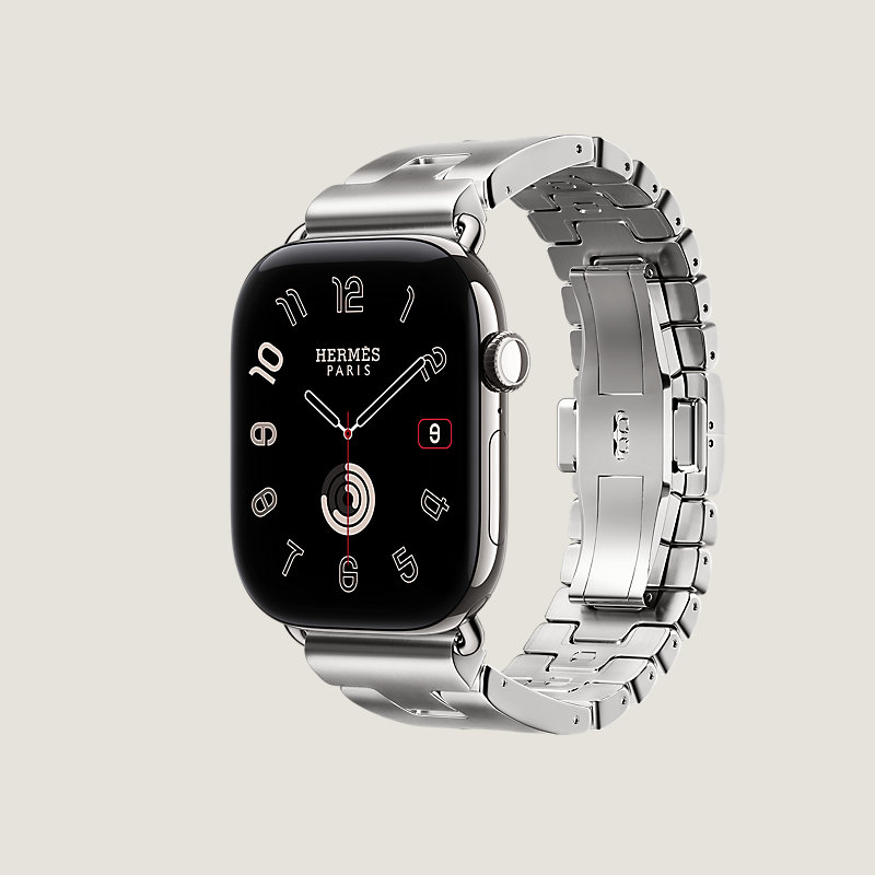 Series&nbsp;12 case & Band Apple Watch Hermès Single Tour 46&nbsp;mm Grand H, View: side, view 3 of 3