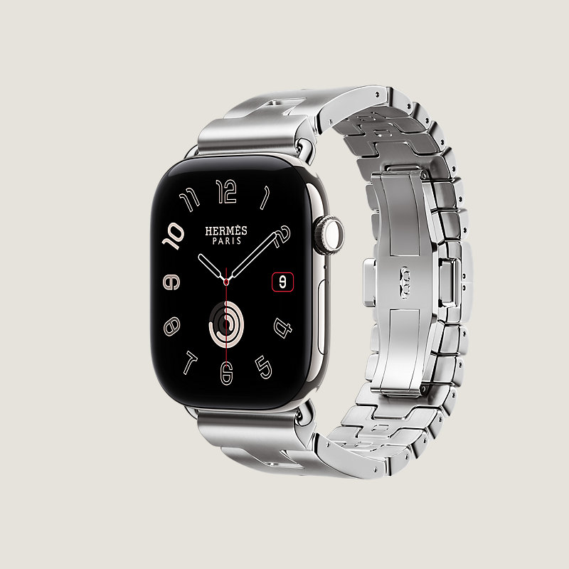 Series&nbsp;12 case & Band Apple Watch Hermès Single Tour 46&nbsp;mm Grand H, View: side, view 3 of 3