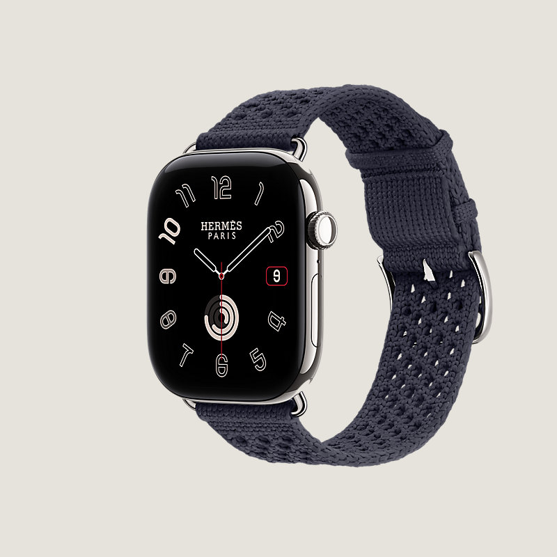 Series&nbsp;12 case & Band Apple Watch Hermès Single Tour 46&nbsp;mm Neo Tricot, View: side, view 3 of 3
