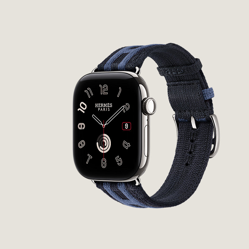 Series&nbsp;12錶殼 & Apple Watch Hermès 42 mm Rocabar Club Single Tour錶帶, 檢視: 側面, 檢視共3張圖片的第3張