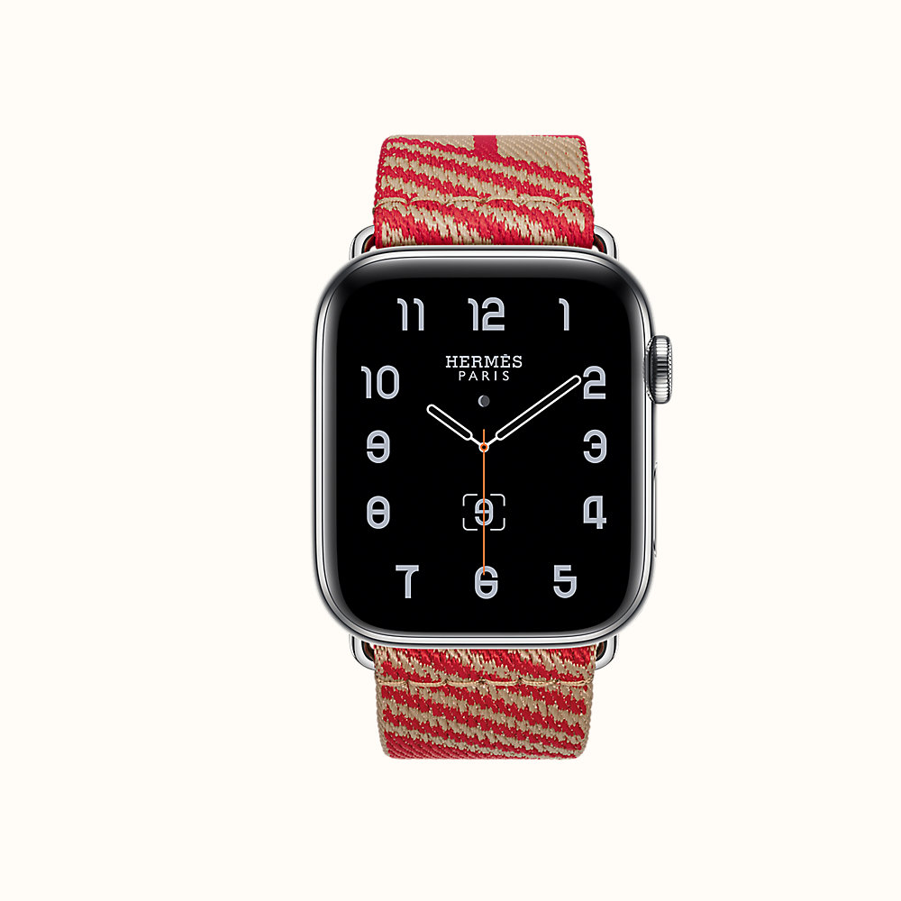Series 6 case & Band Apple Watch Hermes Single Tour 44 mm Jumping | Hermès Canada Series 6 case & Band Apple Watch Hermes Single... 