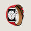 Series&nbsp;7 case & Band Apple Watch Hermes Double Tour 41&nbsp;mm&nbsp;Attelage, View: side, side, view 2 of 3